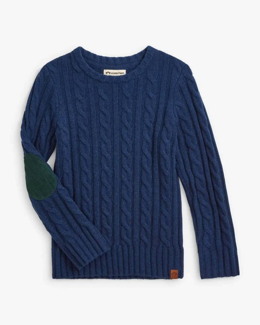 NEW APPAMAN kids fisherman sweater in navy blue